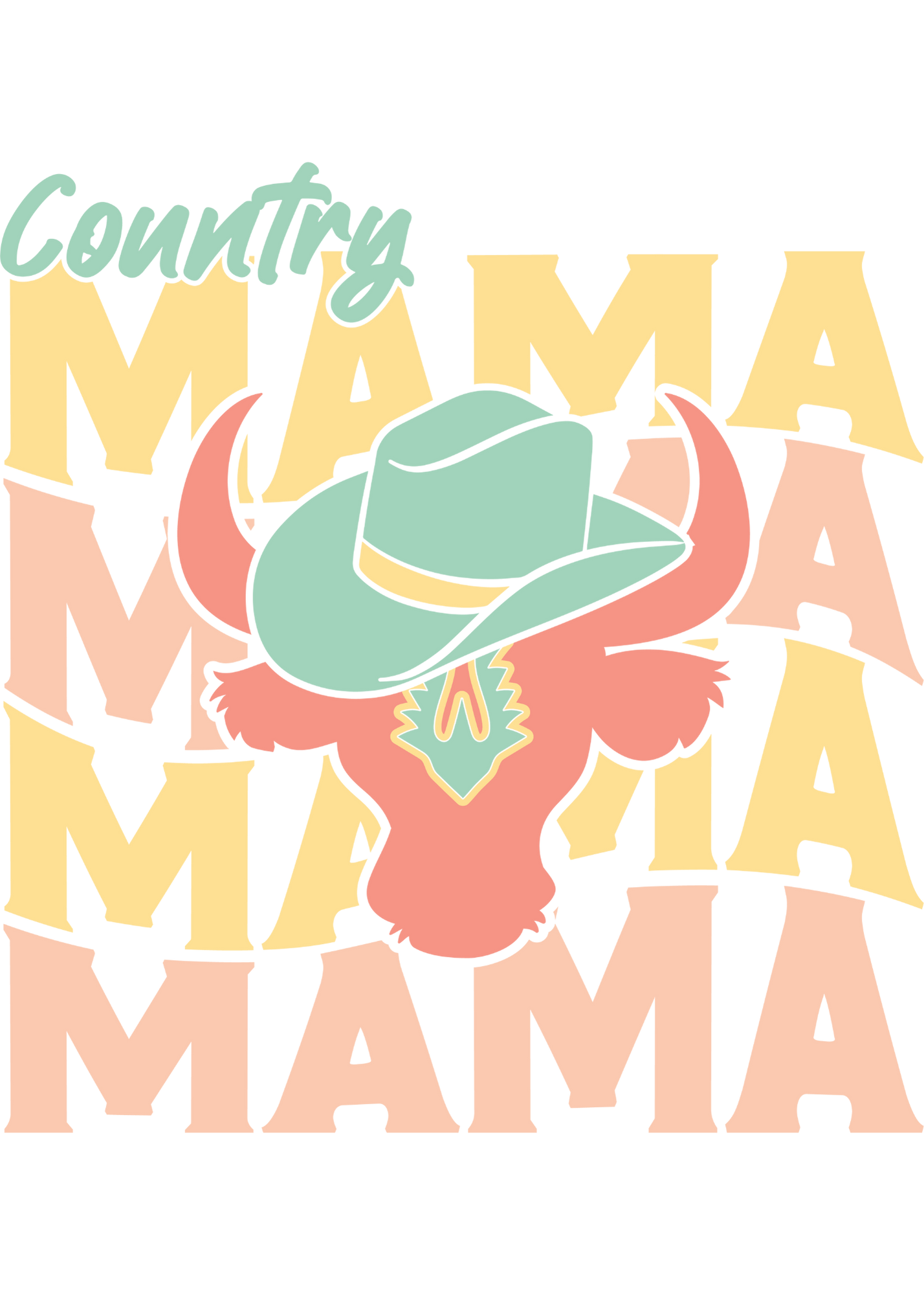 "Country Mama" Greeting Card