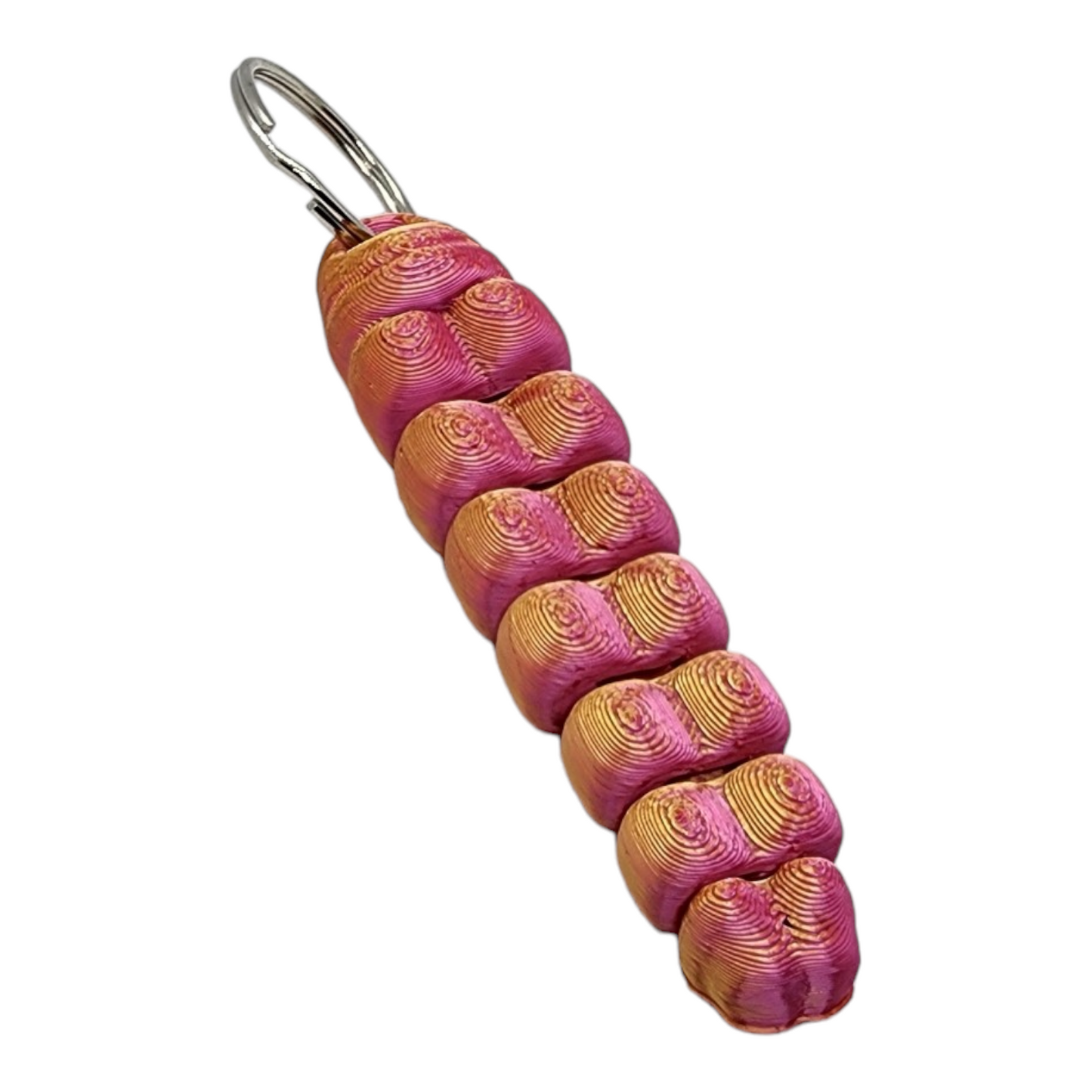 Rattlesnake Tail 3-D Print Keychain