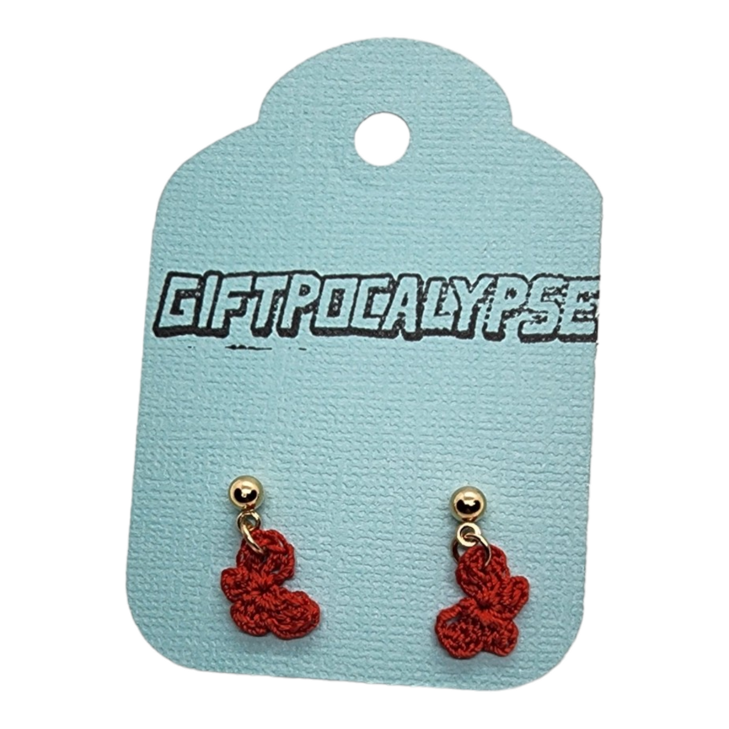 Butterfly Micro Crochet Earrings