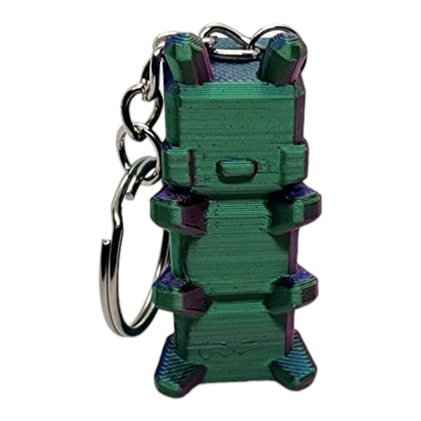 8-Bit Caterpillar Keychain