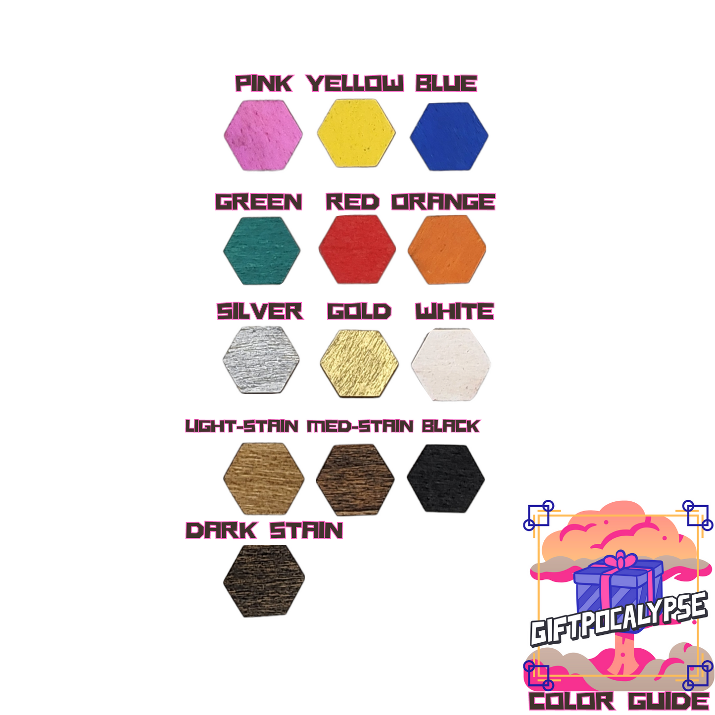 Large Geometric Diamonds Squares Design Wood Painted/Stained Key Chain Handmade Laser Cut/Engraved