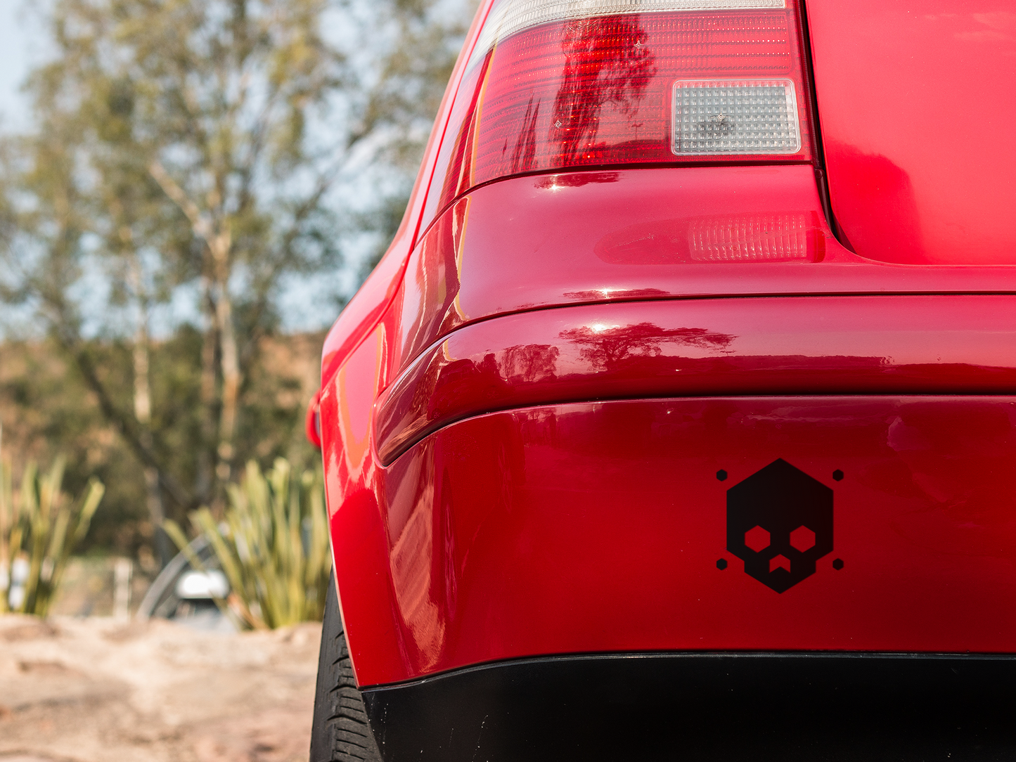 Crimson Fleet Faction Starfield Vinyl decal for laptop, car, window, mirror, bumper, mug, water bottle, or more!
