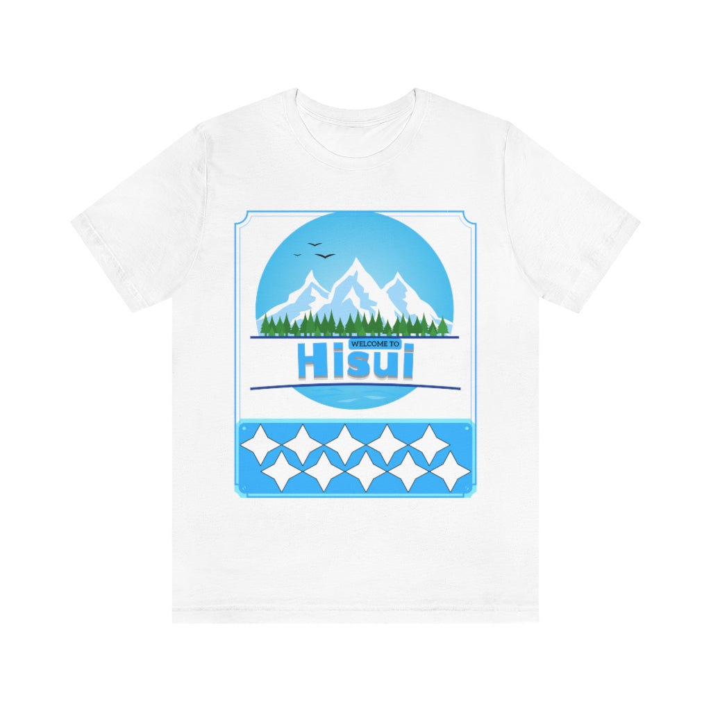 Welcome to Hisui Unisex Jersey Short Sleeve Tee