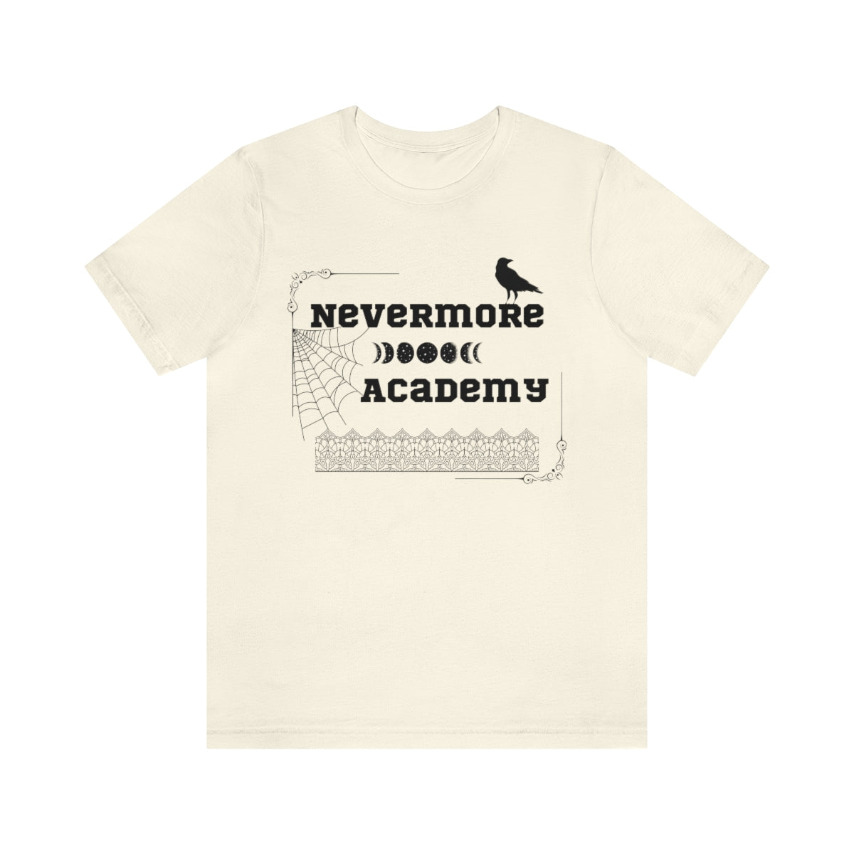 Nevermore Academy Unisex Jersey Short Sleeve Tee