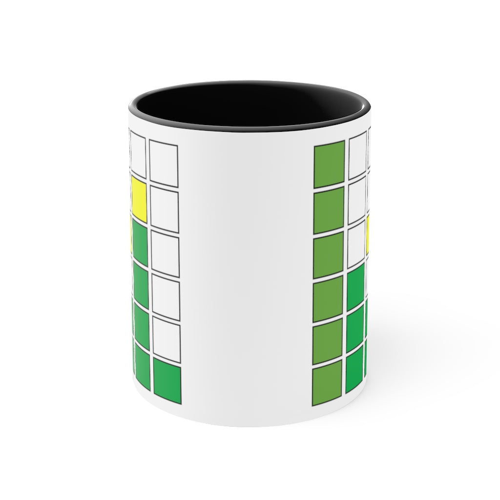 Daily Funny Gift Accent Coffee Mug, 11oz Inspired by Wordle