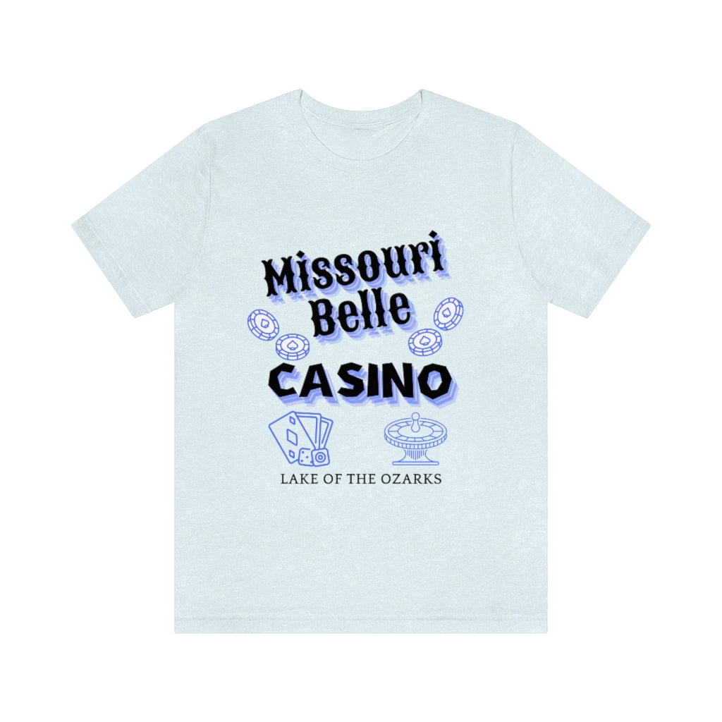 Missouri Belle Casino Lake of the Ozarks Unisex Jersey Short Sleeve Tee