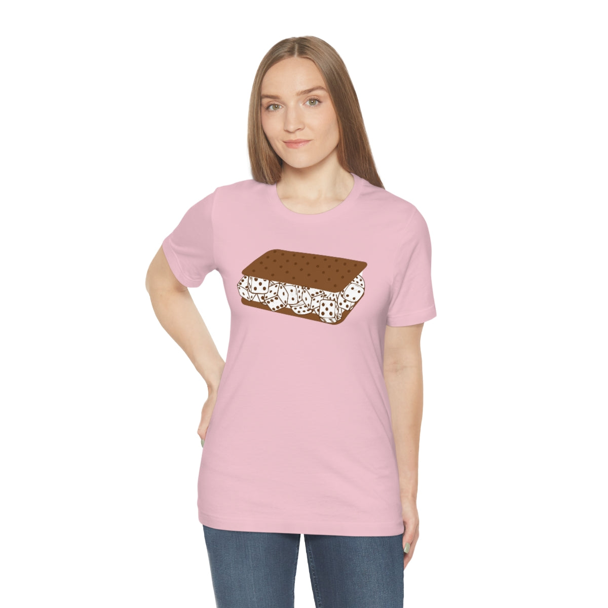 Dice Cream Sandwich Unisex Jersey Short Sleeve Tee