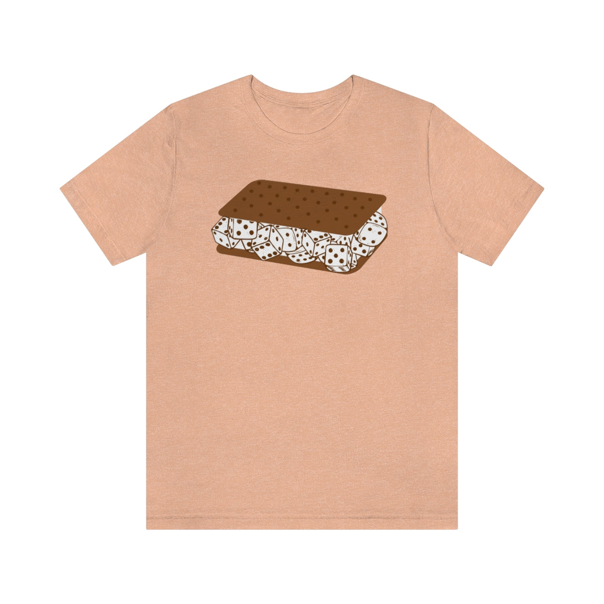Dice Cream Sandwich Unisex Jersey Short Sleeve Tee