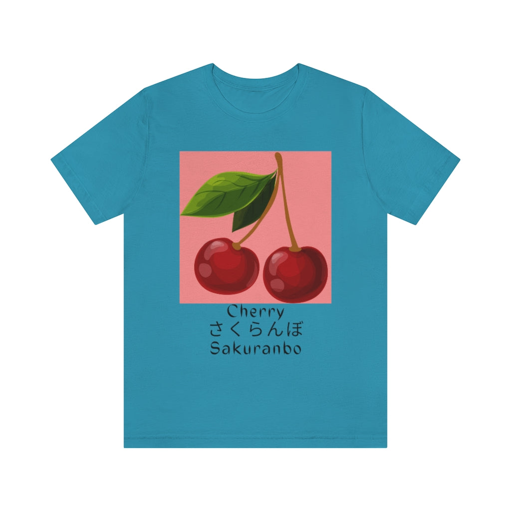 Cherry Sakuranbo Unisex Jersey Short Sleeve Tee