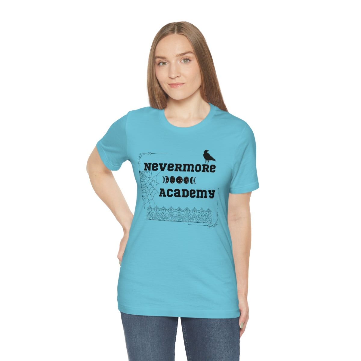 Nevermore Academy Unisex Jersey Short Sleeve Tee
