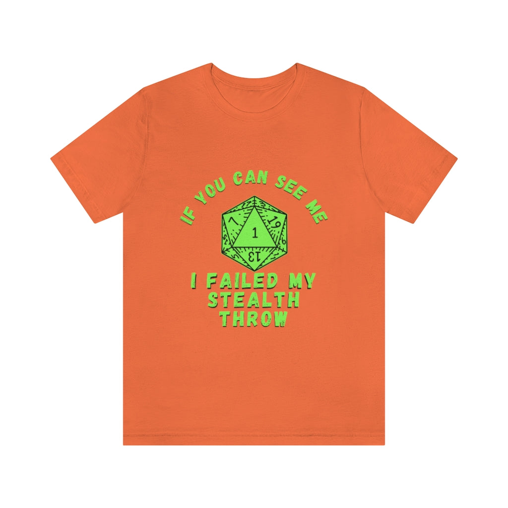 Failed Stealth Throw Unisex Jersey Short Sleeve Tee