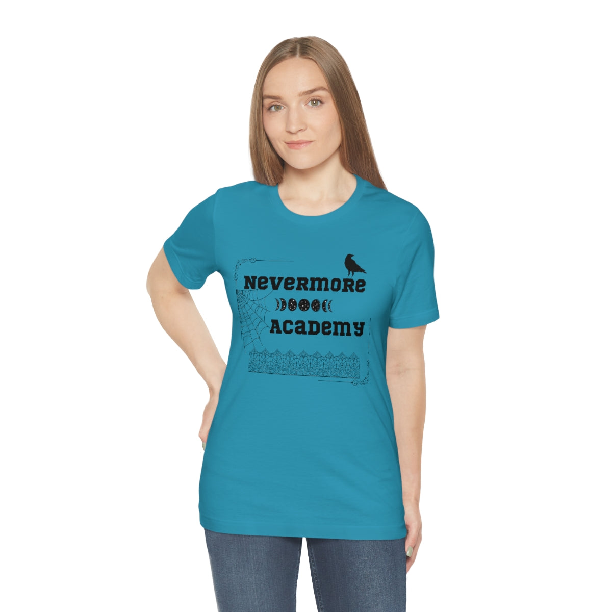 Nevermore Academy Unisex Jersey Short Sleeve Tee