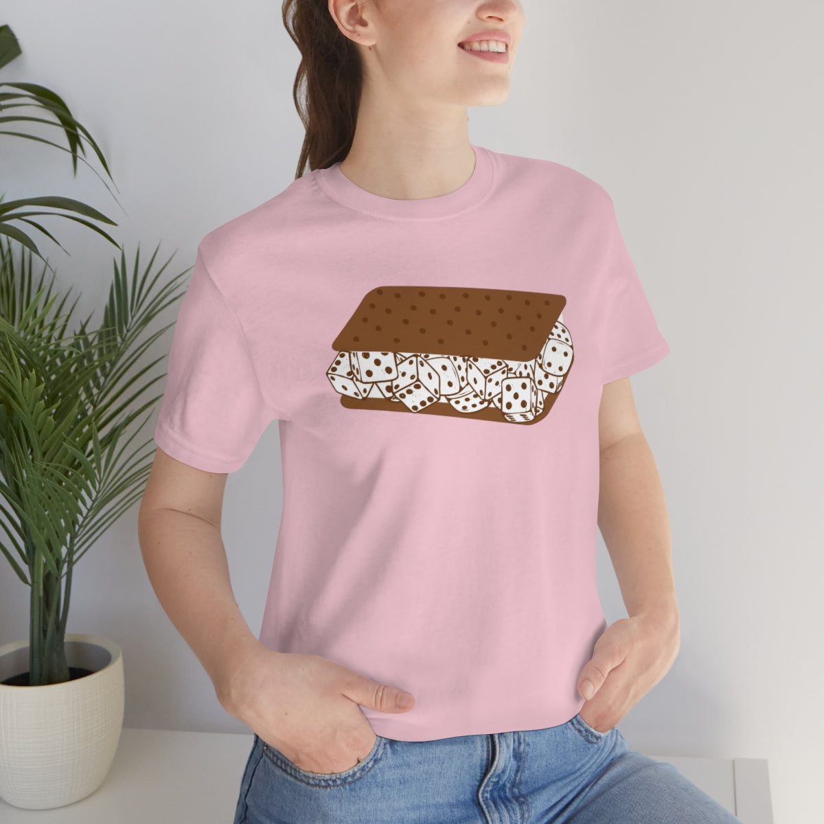 Dice Cream Sandwich Unisex Jersey Short Sleeve Tee
