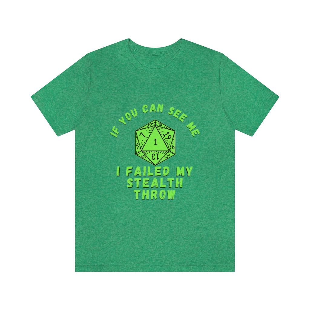 Failed Stealth Throw Unisex Jersey Short Sleeve Tee