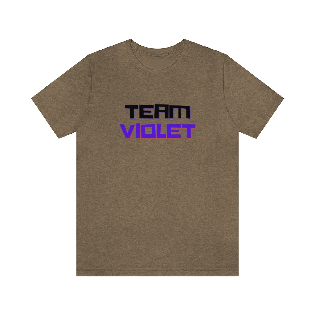 Team Violet Unisex Jersey Short Sleeve Tee