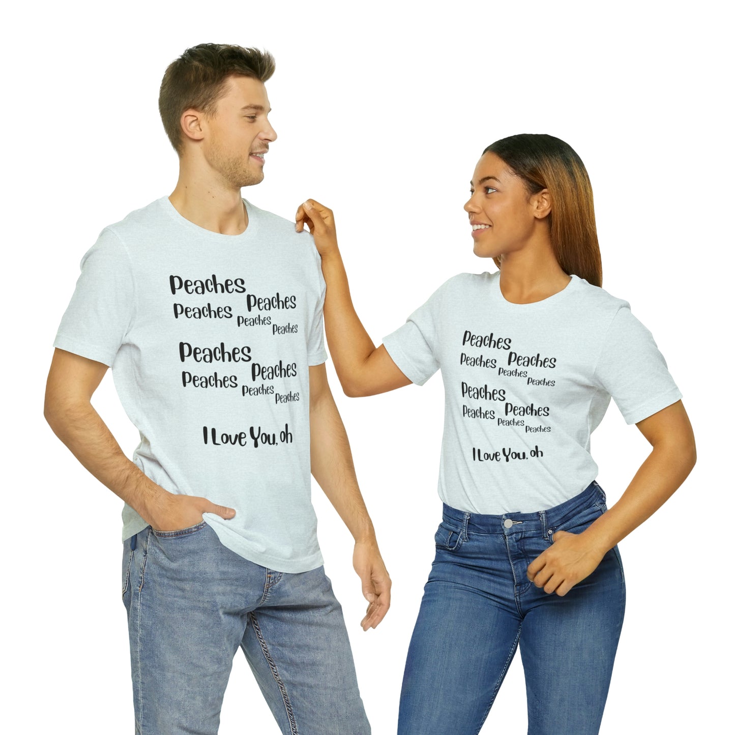 Peaches Unisex Jersey Short Sleeve Tee