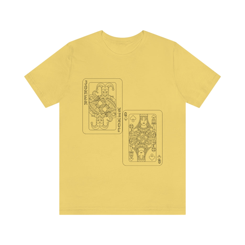 Joker and Queen Unisex Jersey Short Sleeve Tee