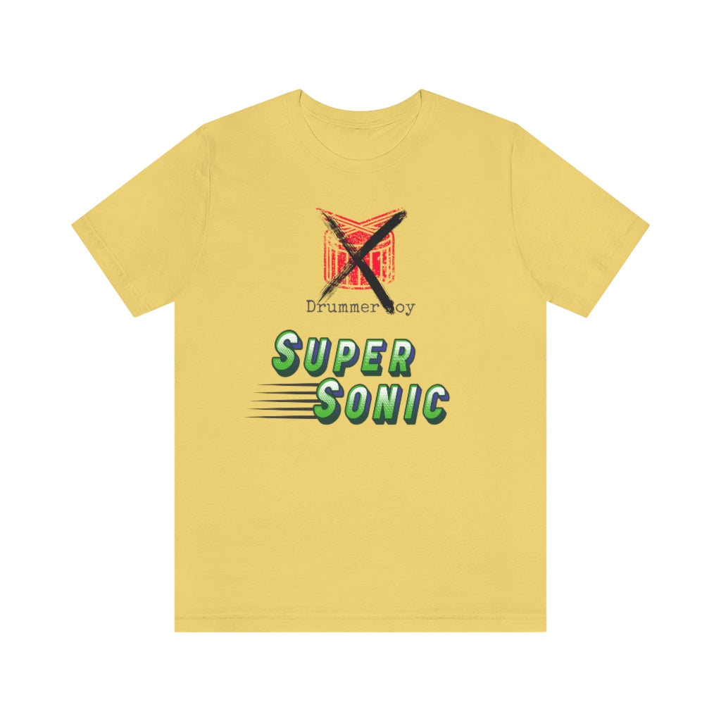 Drummer Boy Super Sonic Unisex Jersey Short Sleeve Tee The Boys