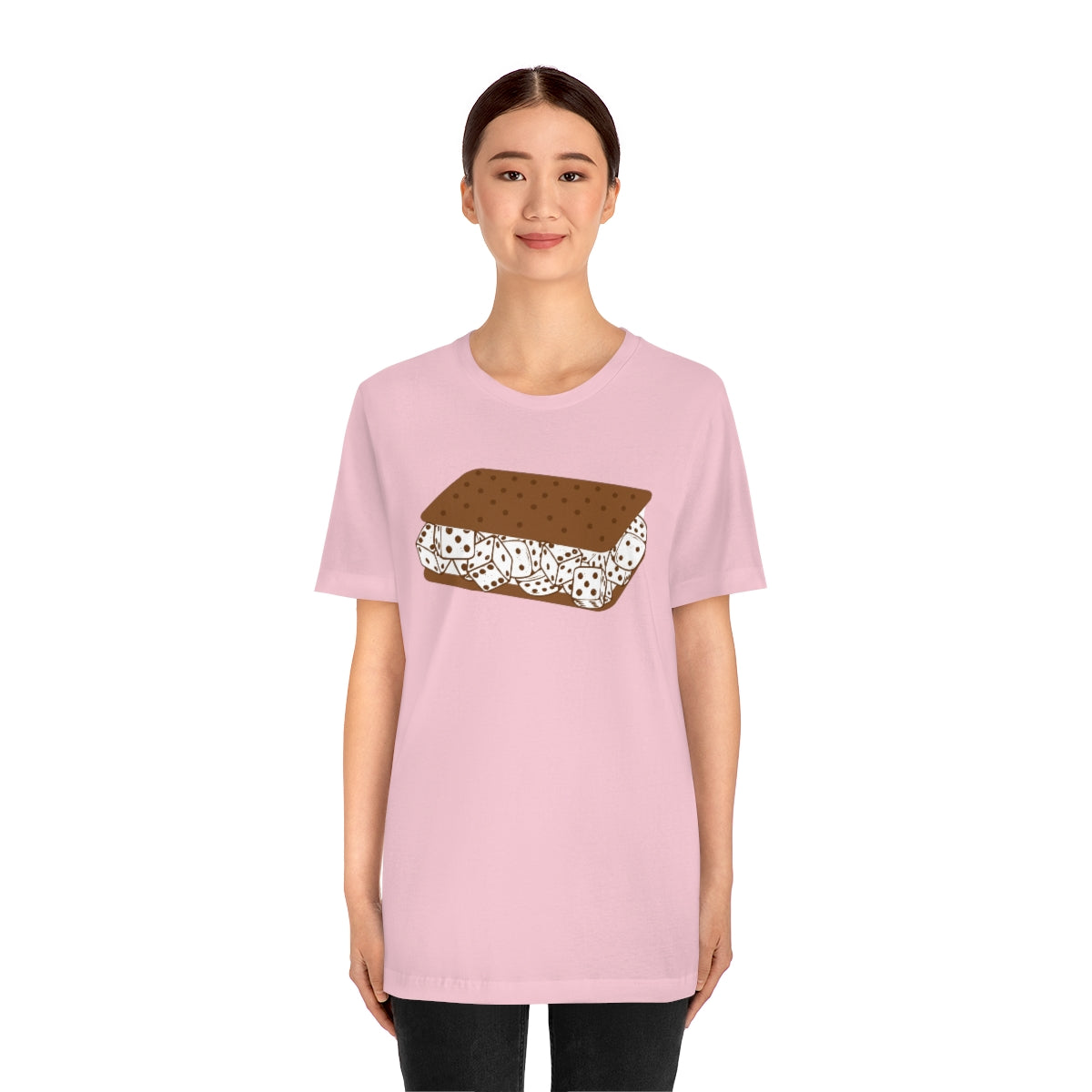 Dice Cream Sandwich Unisex Jersey Short Sleeve Tee