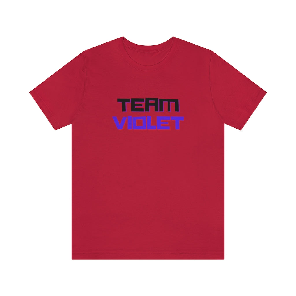 Team Violet Unisex Jersey Short Sleeve Tee