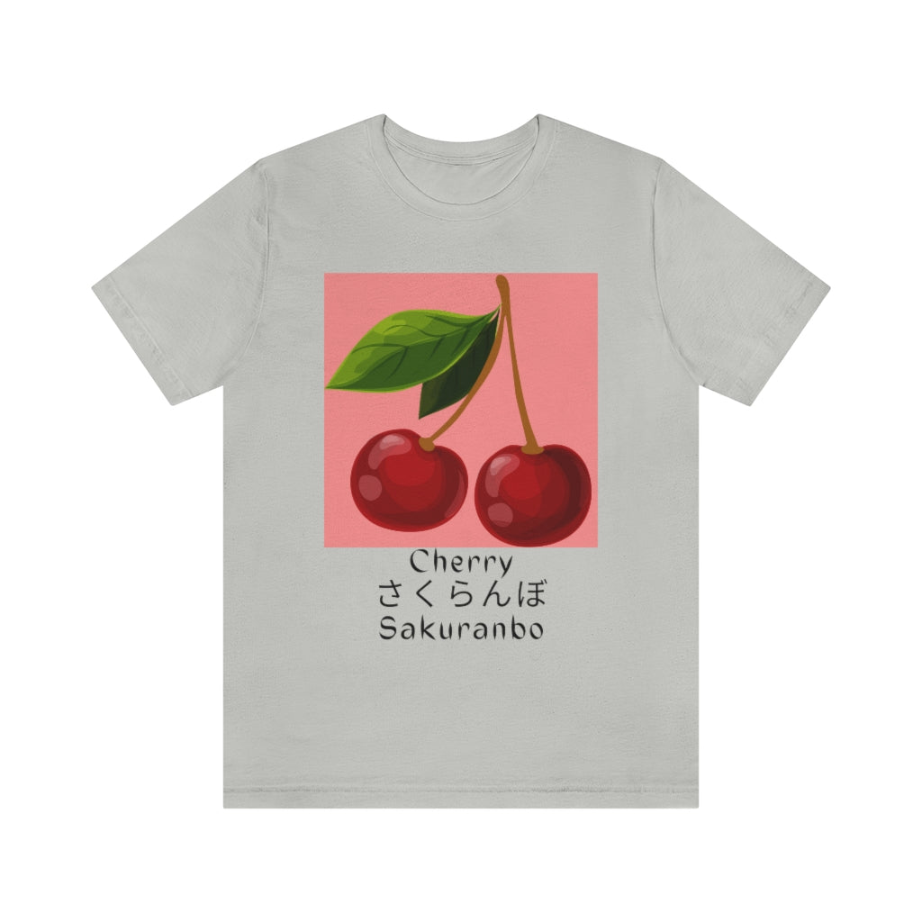 Cherry Sakuranbo Unisex Jersey Short Sleeve Tee