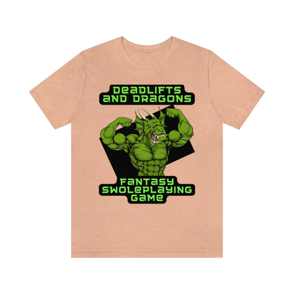 Deadlifts and Dragons Unisex Jersey Short Sleeve Tee