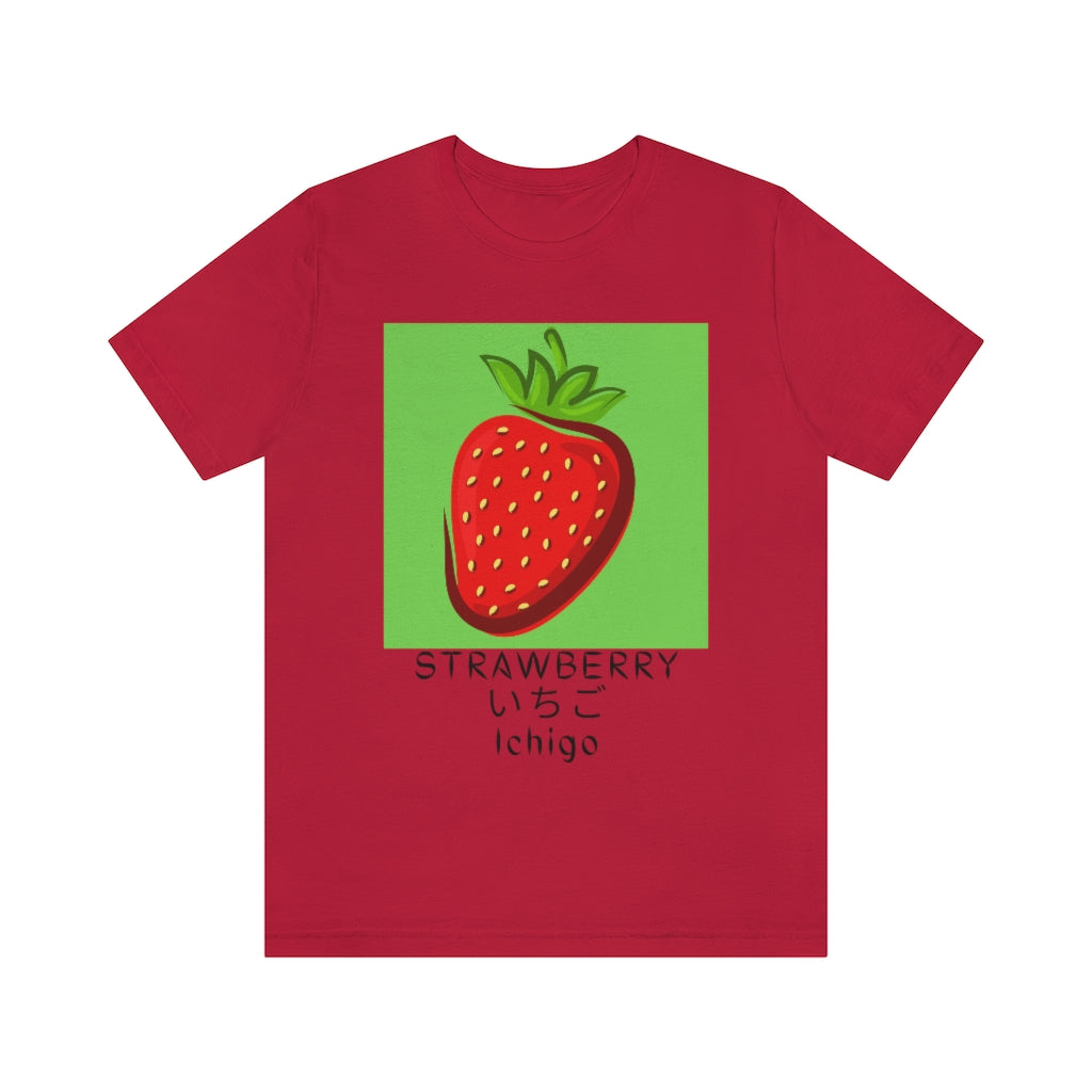 Strawberry Ichigo Unisex Jersey Short Sleeve Tee