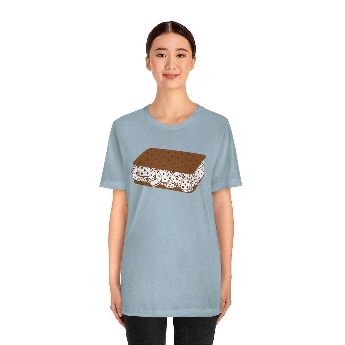 Dice Cream Sandwich Unisex Jersey Short Sleeve Tee