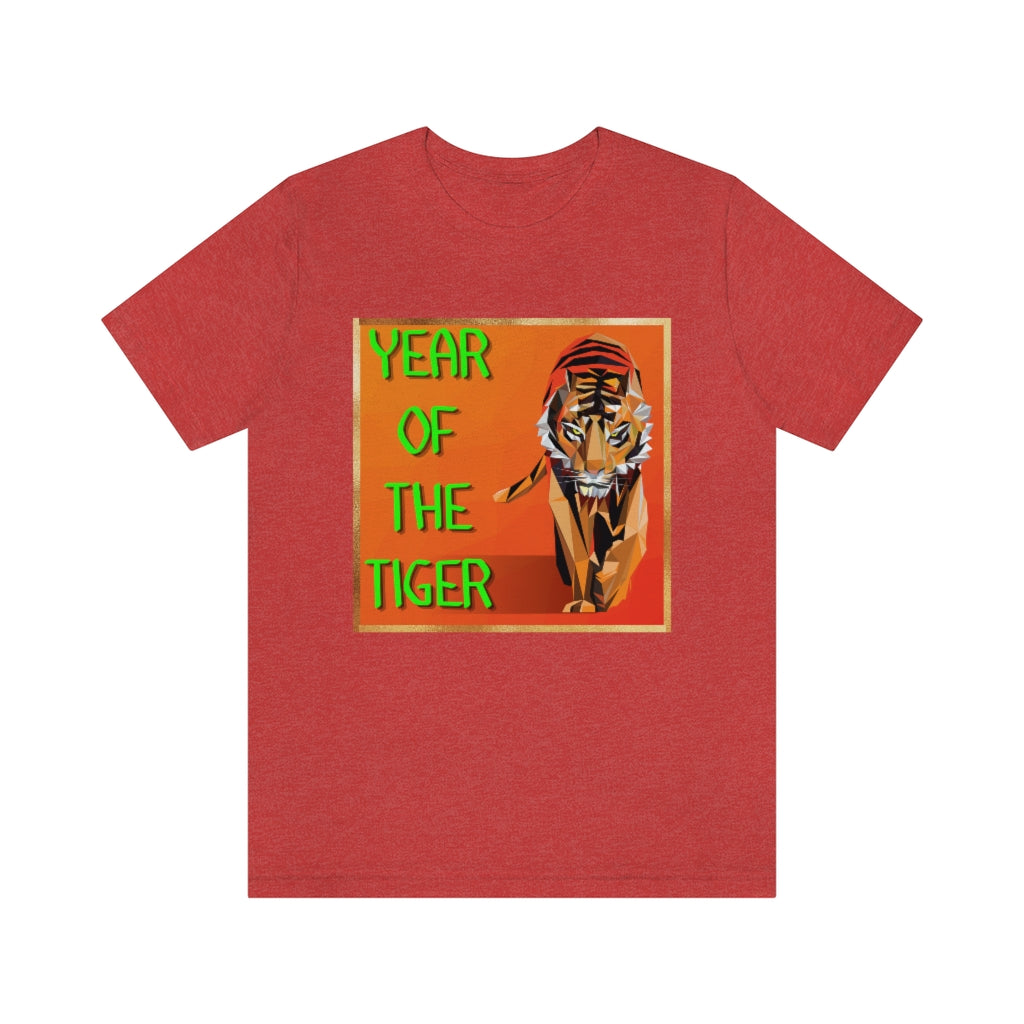 Year of the Tiger Chinese New Year Unisex Jersey Short Sleeve Tee