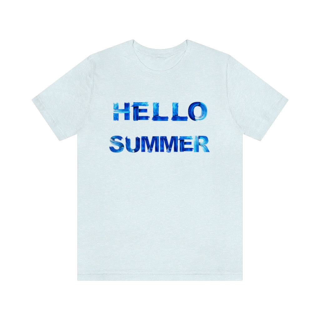 Hello Summer Unisex Jersey Short Sleeve Tee