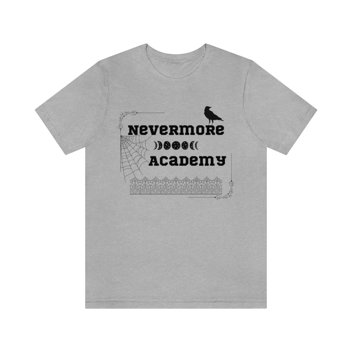 Nevermore Academy Unisex Jersey Short Sleeve Tee