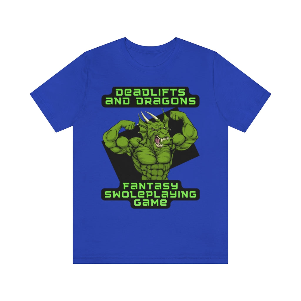 Deadlifts and Dragons Unisex Jersey Short Sleeve Tee