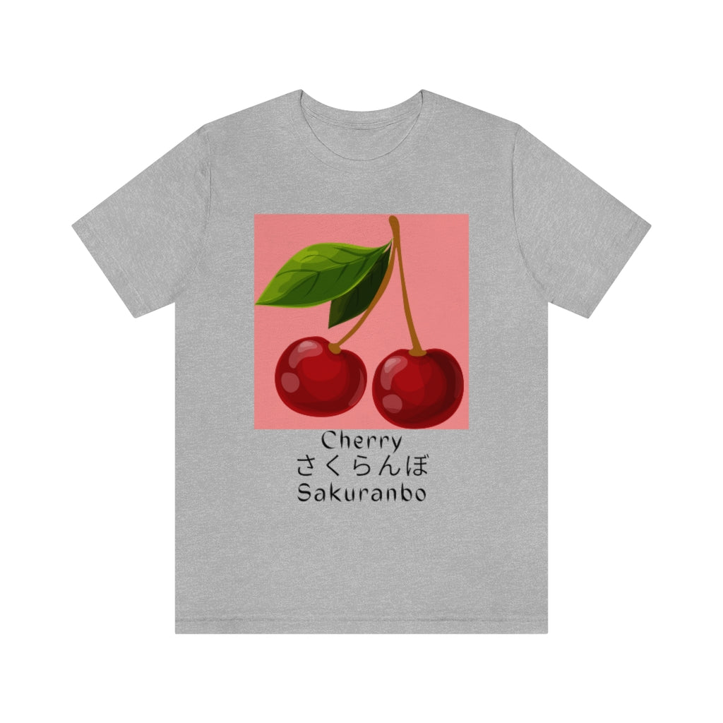 Cherry Sakuranbo Unisex Jersey Short Sleeve Tee
