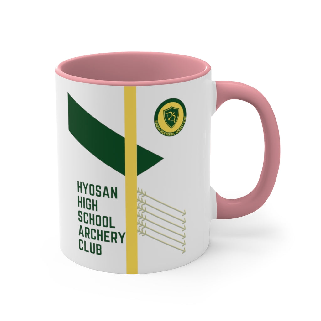 Hyosan High School Archery Club Accent Coffee Mug, 11oz