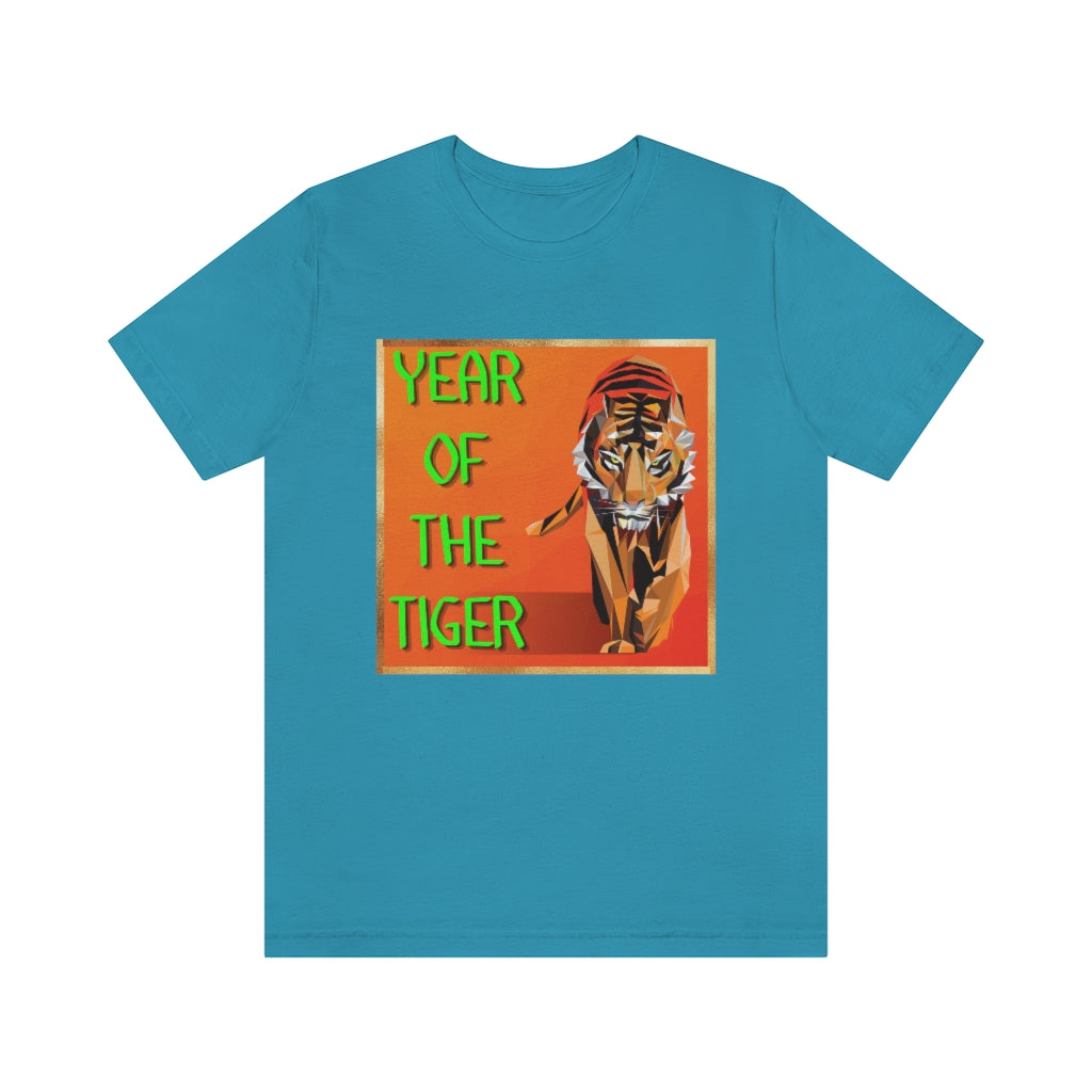Year of the Tiger Chinese New Year Unisex Jersey Short Sleeve Tee