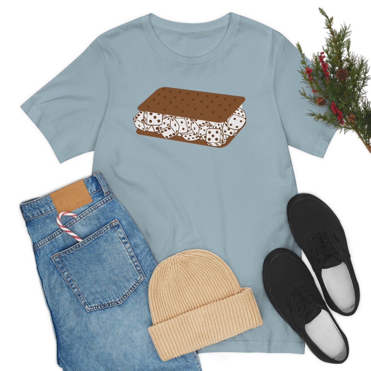 Dice Cream Sandwich Unisex Jersey Short Sleeve Tee