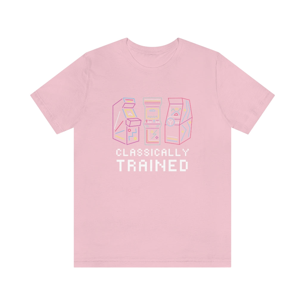 Classically Trained Arcade Gaming Unisex Jersey Tee - Retro Gamer T-Shirt