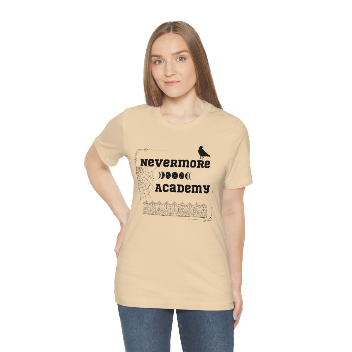 Nevermore Academy Unisex Jersey Short Sleeve Tee