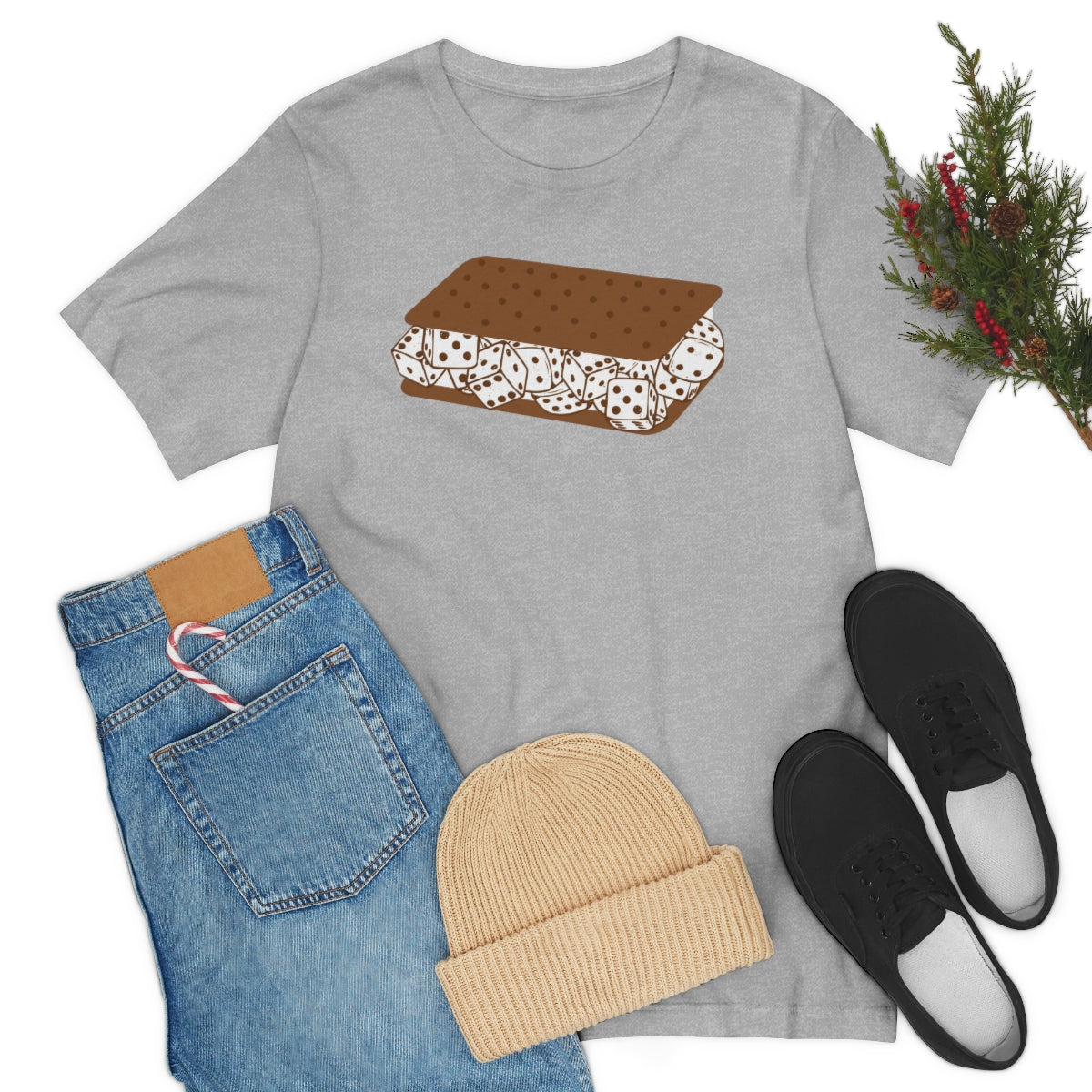 Dice Cream Sandwich Unisex Jersey Short Sleeve Tee