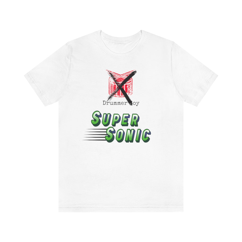 Drummer Boy Super Sonic Unisex Jersey Short Sleeve Tee The Boys