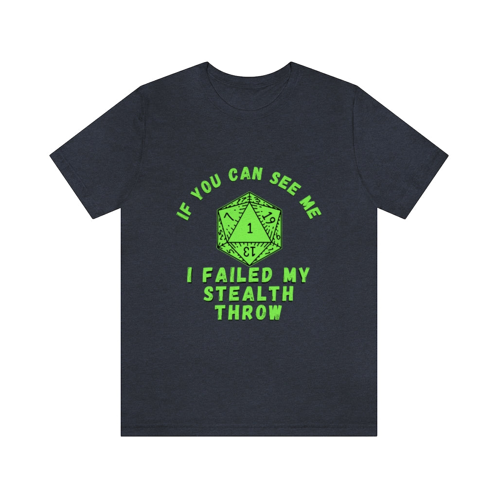 Failed Stealth Throw Unisex Jersey Short Sleeve Tee