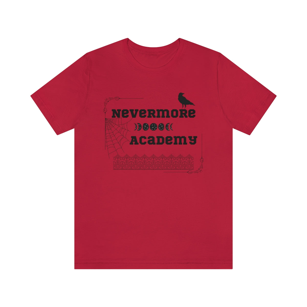 Nevermore Academy Unisex Jersey Short Sleeve Tee
