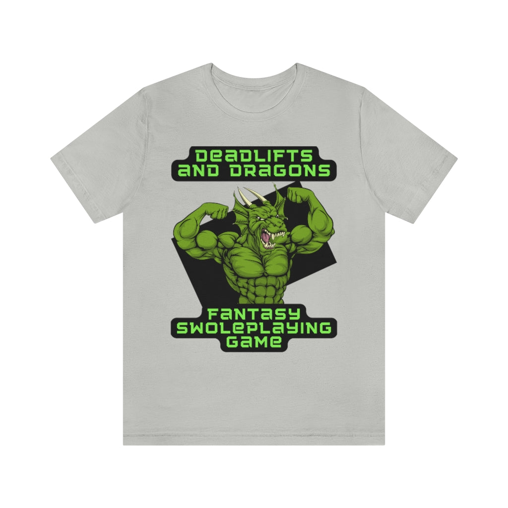 Deadlifts and Dragons Unisex Jersey Short Sleeve Tee