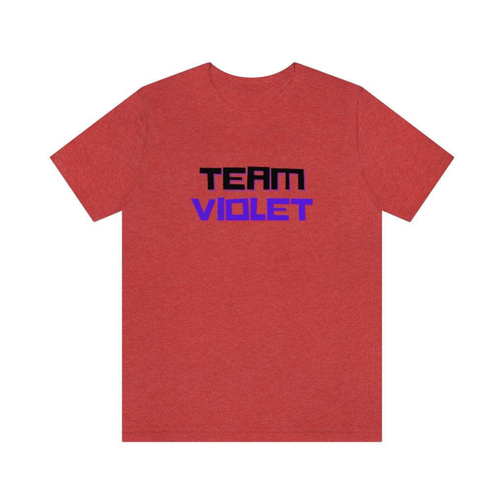 Team Violet Unisex Jersey Short Sleeve Tee