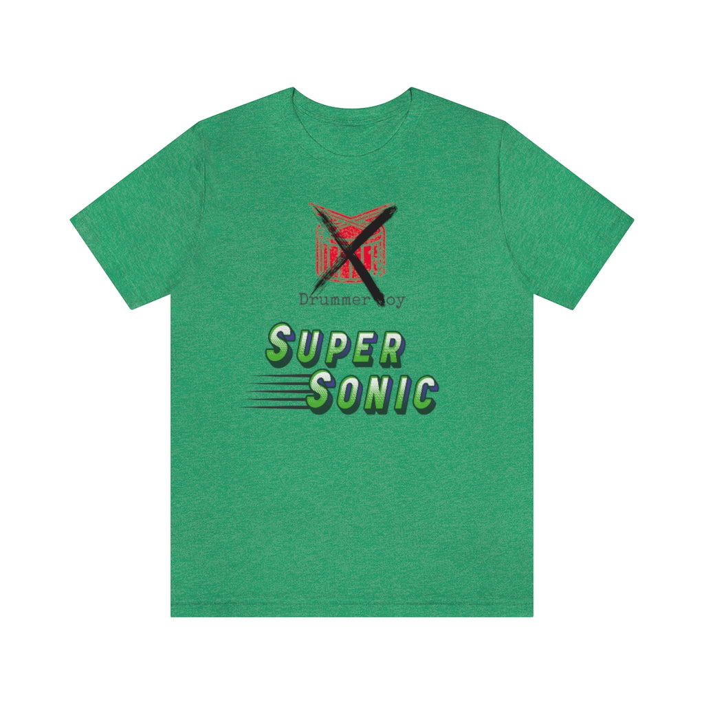 Drummer Boy Super Sonic Unisex Jersey Short Sleeve Tee The Boys
