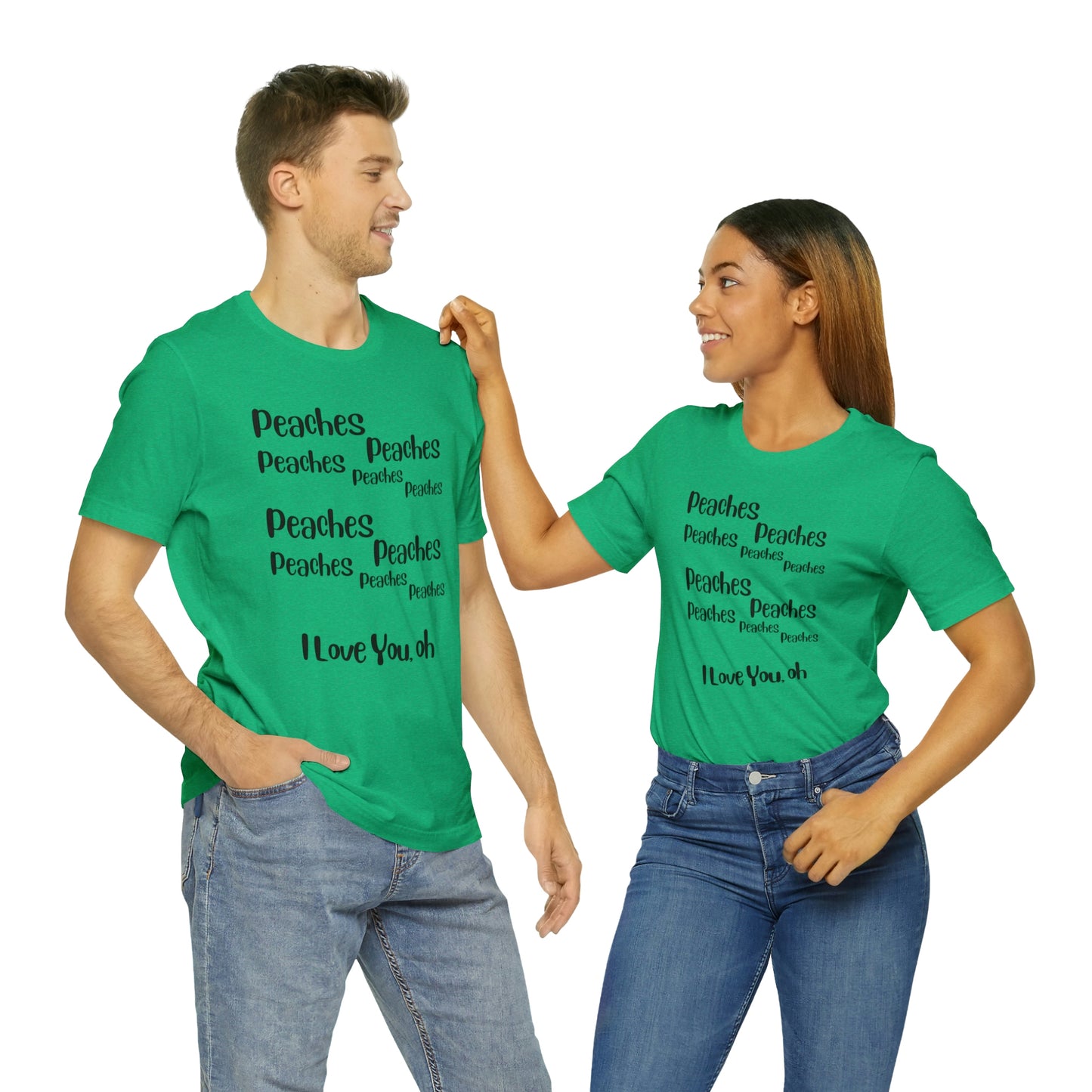 Peaches Unisex Jersey Short Sleeve Tee
