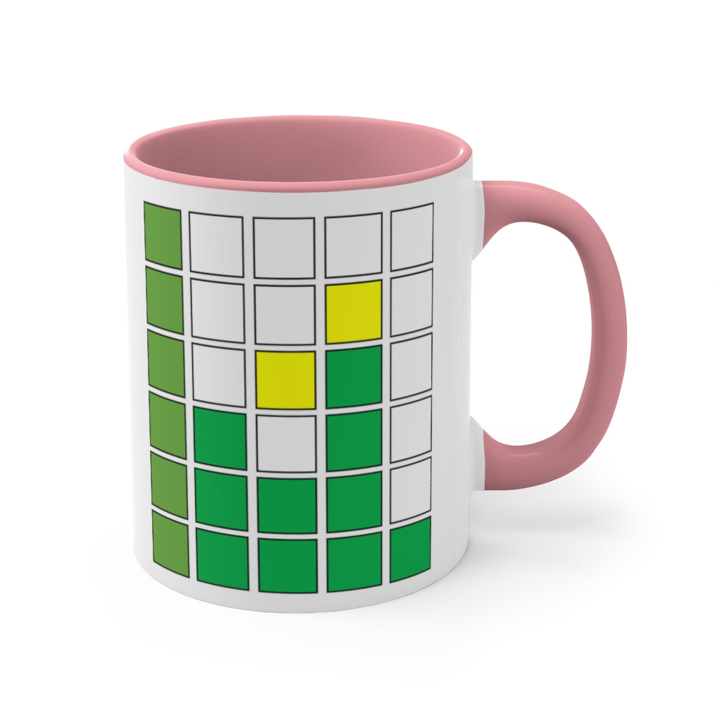 Daily Funny Gift Accent Coffee Mug, 11oz Inspired by Wordle
