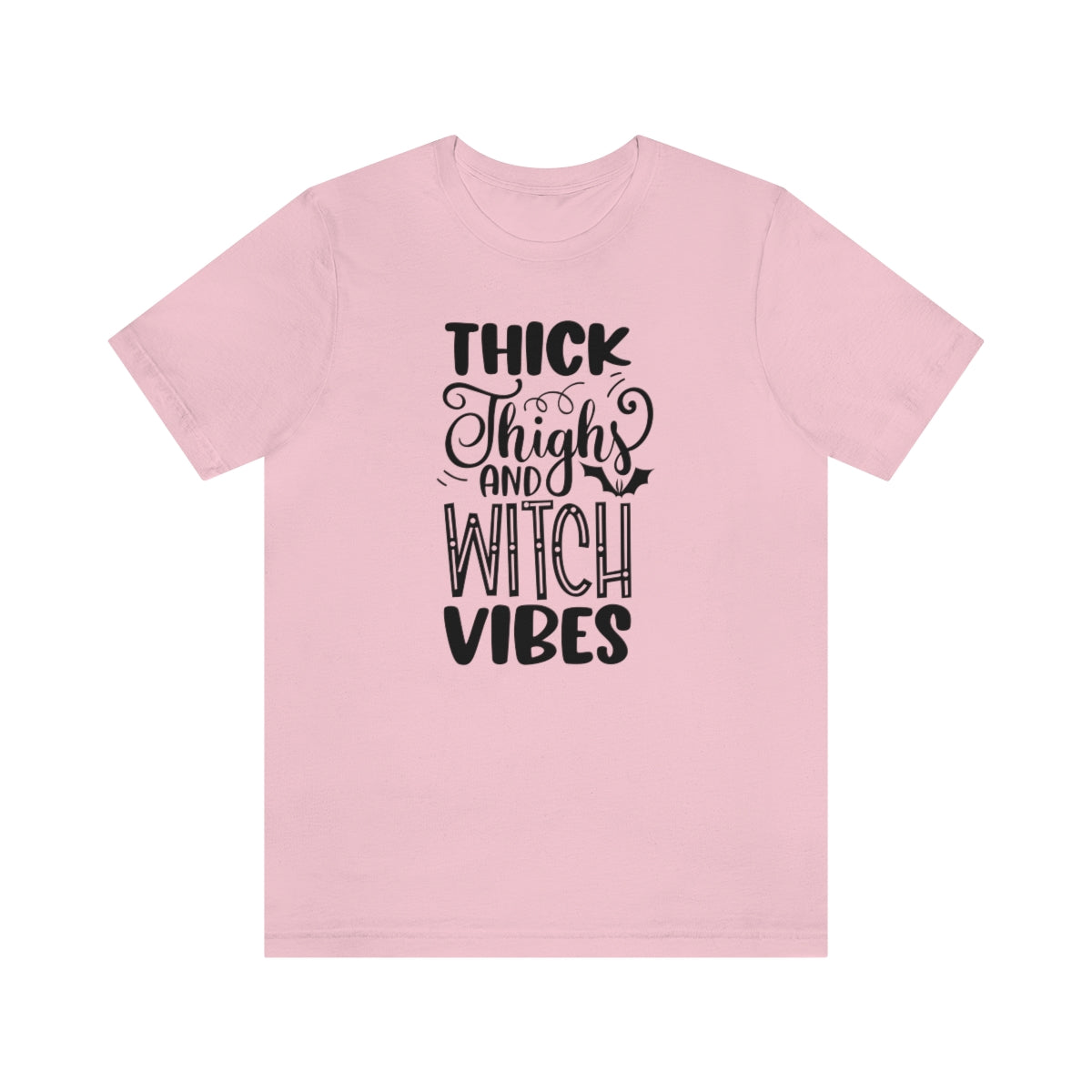 Thick Thighs And Witch Vibes Unisex Jersey Short Sleeve Tee
