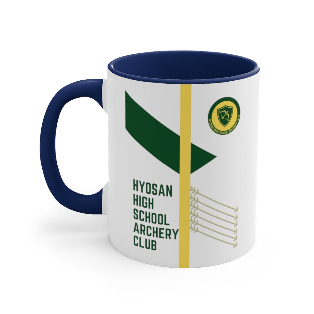 Hyosan High School Archery Club Accent Coffee Mug, 11oz