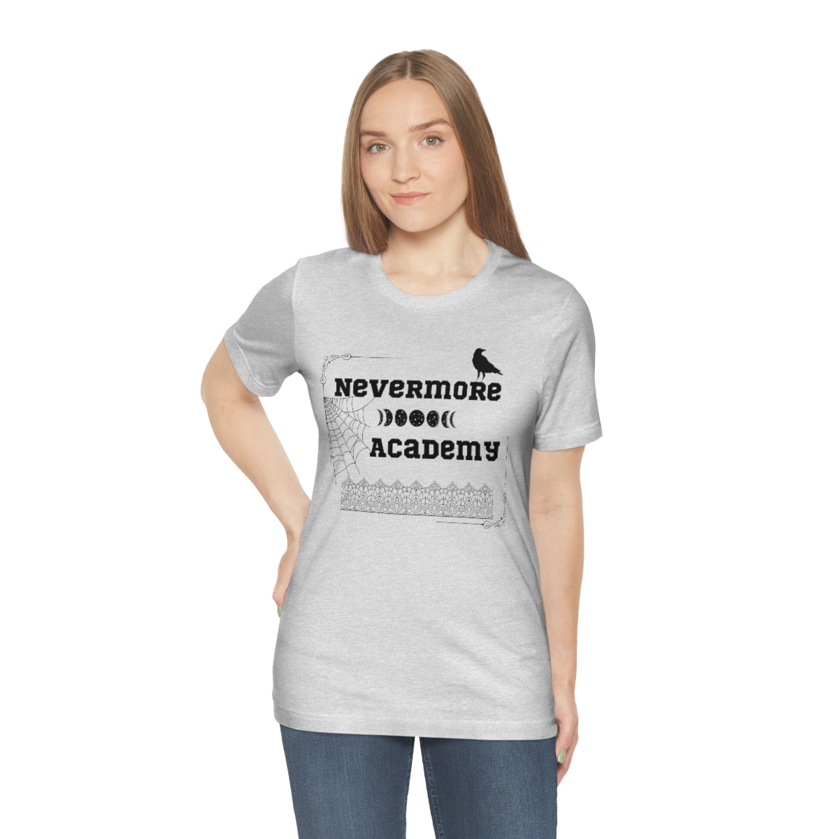 Nevermore Academy Unisex Jersey Short Sleeve Tee